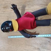 Bambola pelle nera vintage anni 50/60