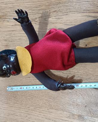 Bambola pelle nera vintage anni 50/60