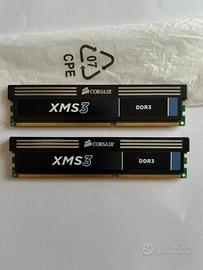 RAM DDR3 Corsair XMS3 8gb 2x4 Dual channel 1600