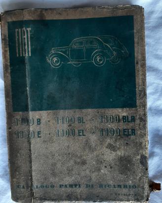 Fiat 1100 b/e/bl/el/blr/elr anno 1951 originale