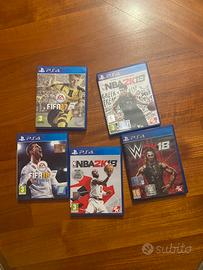 Lotto Giochi Per PS4, PSP e WII