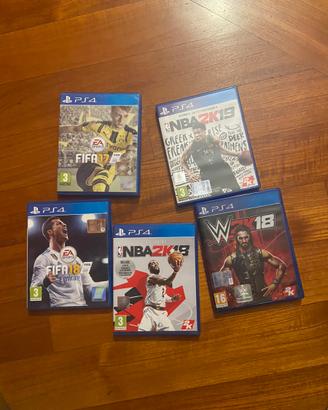 Lotto Giochi Per PS4, PSP e WII