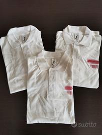 Polo bianca da lavoro - 3 pezzi