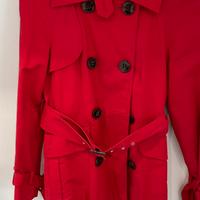 Giacca in cotone rosso Zara