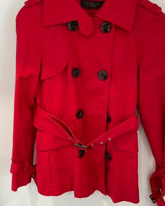 Giacca in cotone rosso Zara