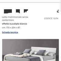 letto matrimoniale 