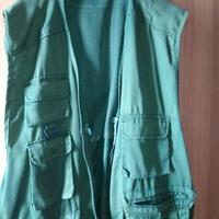 Gilet verde XL con tasche