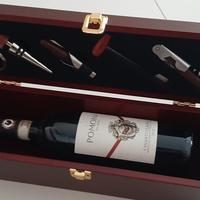 cassetta portabottiglia con attrezzi