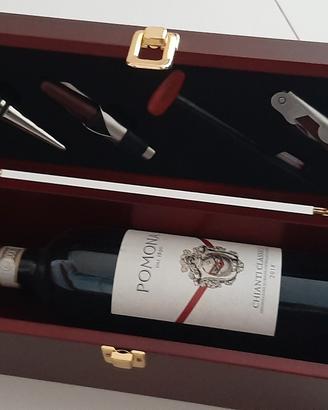 cassetta portabottiglia con attrezzi