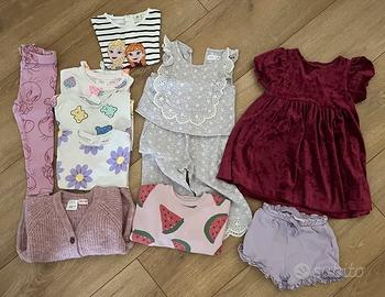 Lotto vestiti bambina 18-24 mesi | Box da 7,5 kg