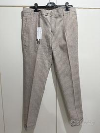 Pantaloni completo Sonny Bono lino e cotone tg 50