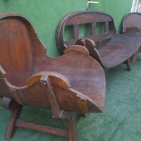 set da giardino fatto a mano.