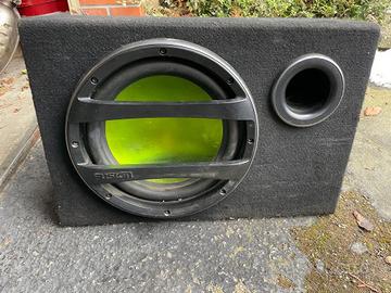 Subwoofer e amplificatore