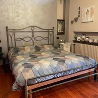 Letto matrimoniale in ferro battuto completo