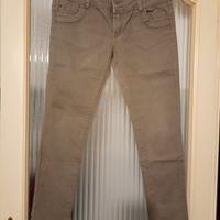 pantaloni donna cotone elasticizzato 