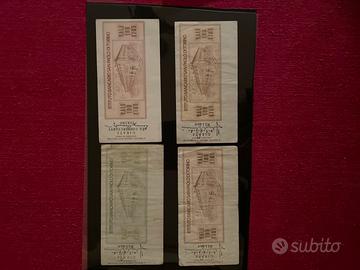 Lotto di m.4 mini assegni Istituto Bancario Torino