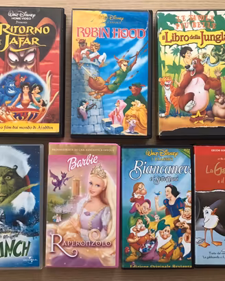 Lotto n 7 videocassette VHS