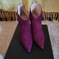 Loriblu stivaletti 37 scamosciato bordeaux 