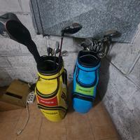 Sacco da golf con stecche – completo 