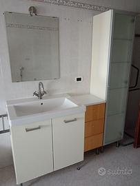 Mobiletti per il bagno e lavandino