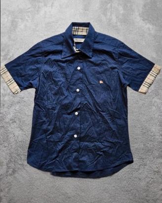 Camicia Burberry Donna S blu navy