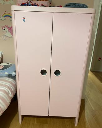 Cameretta bambina armadio piu cassettiera