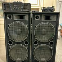 Set casse DJ e karaoke