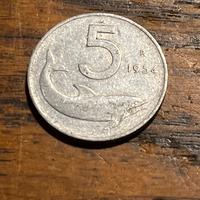 5 lire 1954