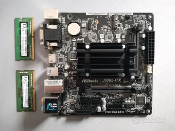 Asrock J5005-ITX + 8GB ram