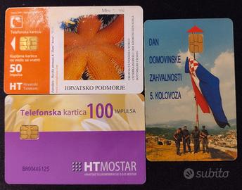 7 CARTE SCHEDE TELEFONICHE