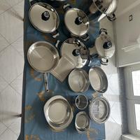 Batteria di pentole acciaio inox