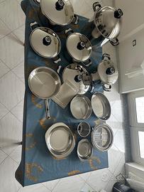 Batteria di pentole acciaio inox