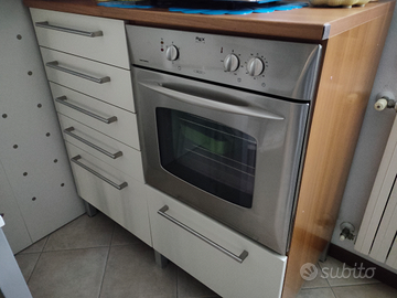 Modulo con forno da incasso e cassettiera