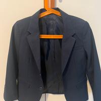 Vestito giacca pantalone blu bambino per cerimonia