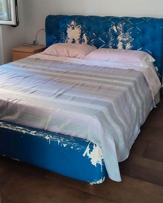 Letto matrimoniale contenitore 