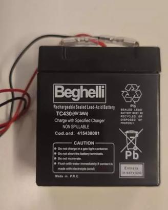 BEGHELLI BATTERIA DI RICAMBIO