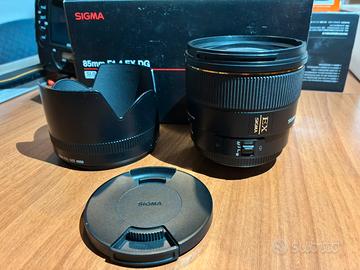 Sigma 85mm f/1.4 EX DG HSM per Nikon F