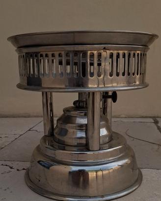piastra gas d'epoca in acciaio