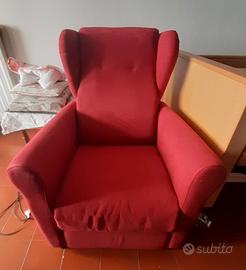 Poltrona con telecomando