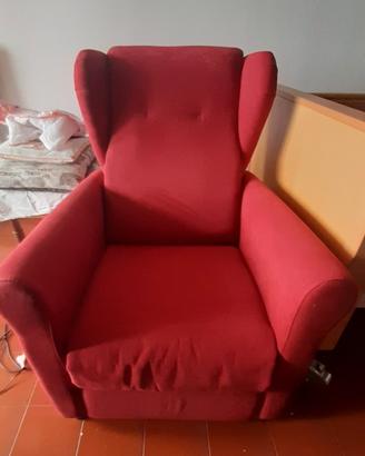 Poltrona con telecomando