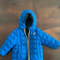 Piumino kway 12 mesi double face