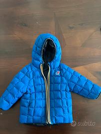 Piumino kway 12 mesi double face