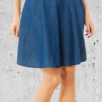 gonna blu di jeans