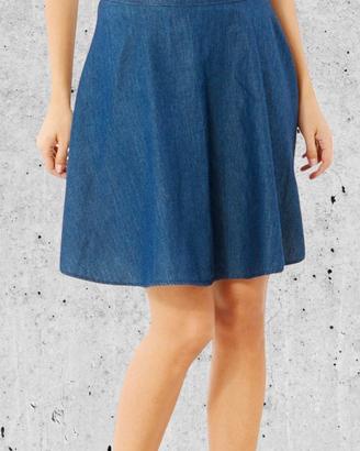 gonna blu di jeans