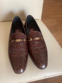 Scarpe Barletta pelle di struzzo