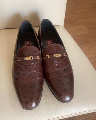 Scarpe Barletta pelle di struzzo