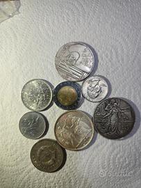 Collezione monete varie + raccoglitore 