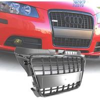 GRIGLIA AUDI A3 8P 08-12 LOOK S LINE NERO LUCIDO