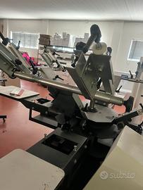 Giostra per serigrafia con forno