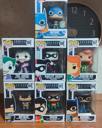 Lotto completo Funko pop Batman 6 pezzi + Batgirl 